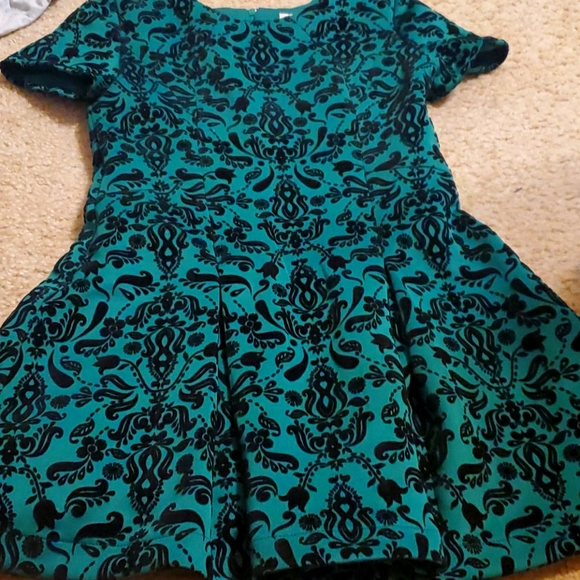 GB GIRLS GREEN DRESS - Picture 1 of 3